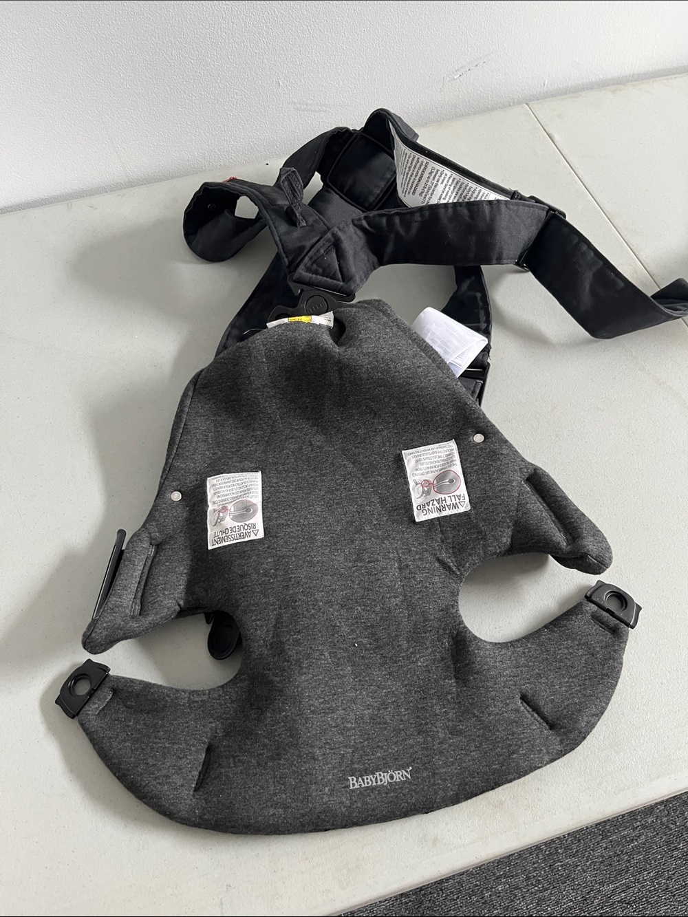 BabyBjörn Dark Gray Carrier Bib Cover